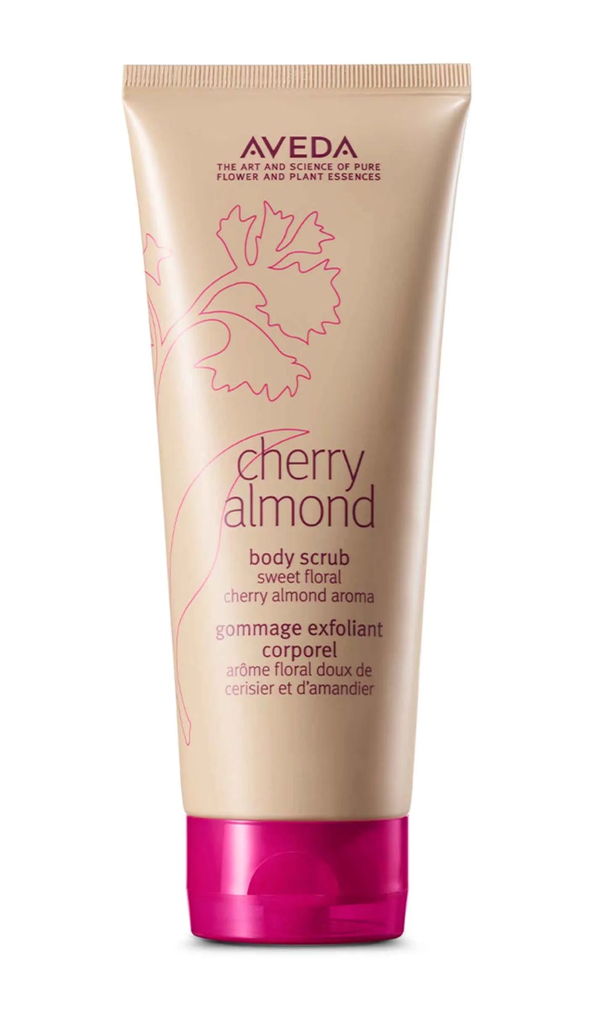 cherry almond body scrub for gentle exfoliation